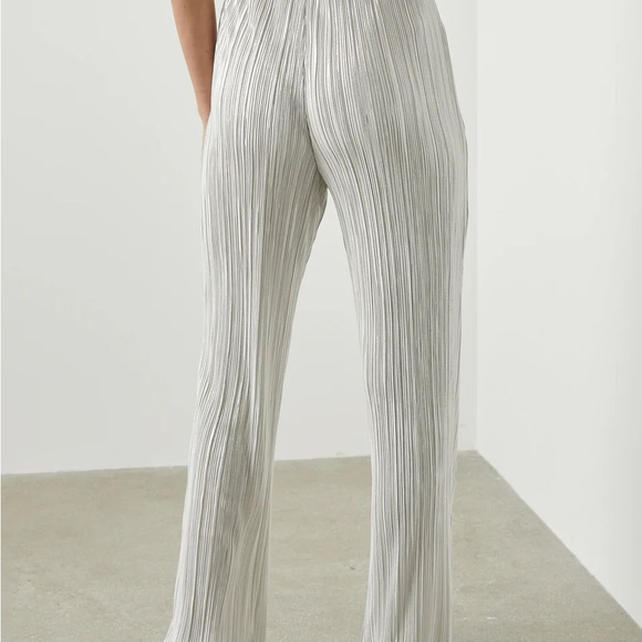 Rails Rowan Pants in Silver Plisee - Picture 4 of 4